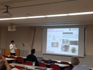 Presntation title 'The Effect of Pre heat Treatment of AluChrom 318 on the Corrosion Behavior and Cr Evaporation in SOFC Cathode Air Pre heater'